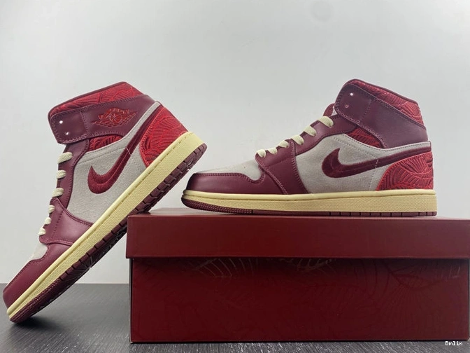 Boostmaster lin Mid Leaf Effortless Team 1 Tiki Jordan 3684 Red SE DZ2820- 1013